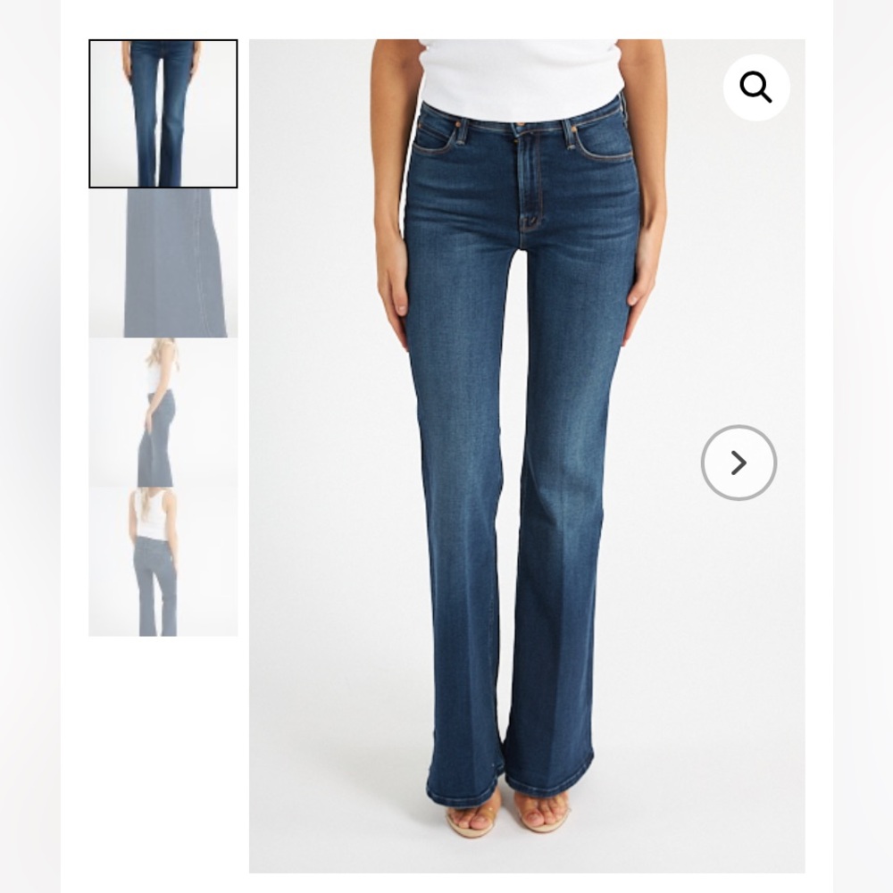 MOTHER Denim Women’s ‘The Doozy’ High Rose Flair Jeans